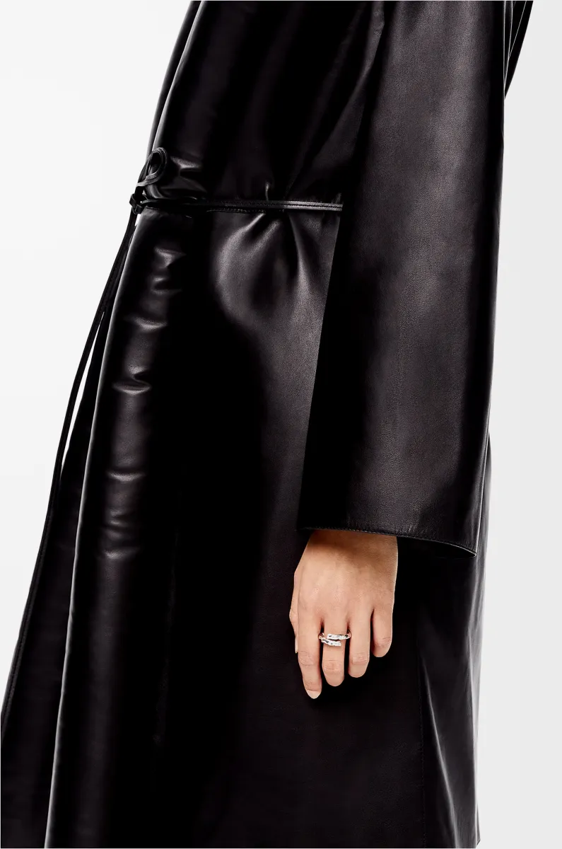 纳帕银质扭曲戒指