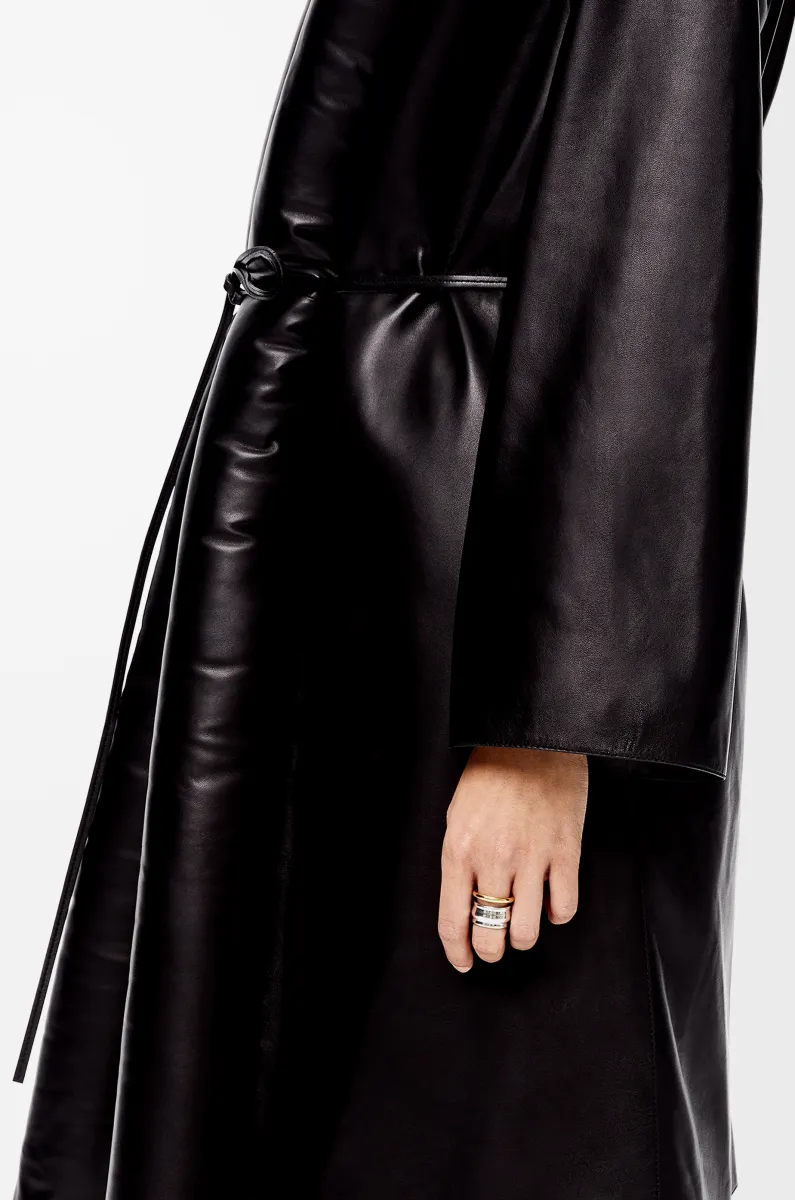 纳帕银质打结戒指