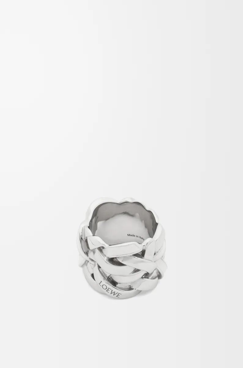 银质和珐琅 Nest 戒指