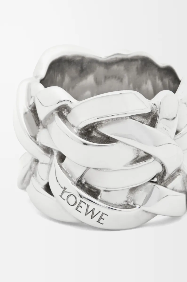 银质和珐琅 Nest 戒指