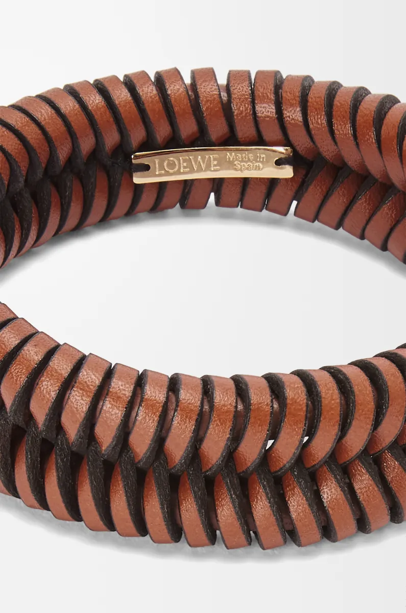 经典牛皮革互扣手镯