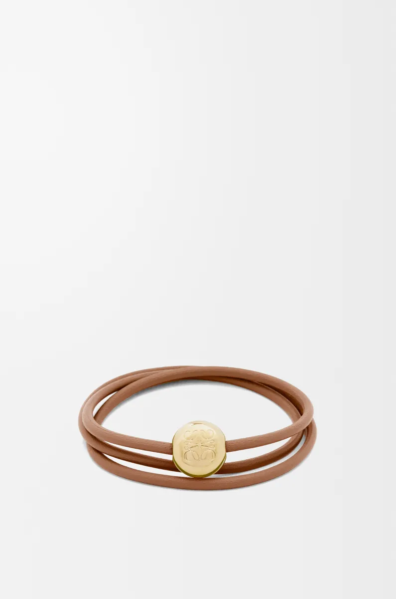 牛皮革 Pebble 手链