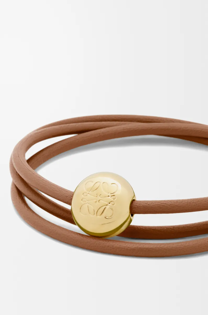 牛皮革 Pebble 手链