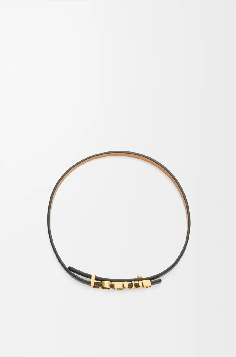 牛皮革双圈 LOEWE 手链