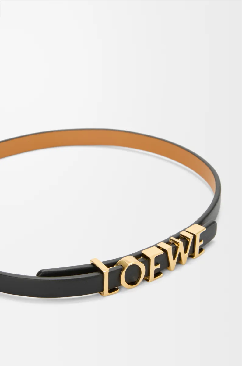 牛皮革双圈 LOEWE 手链