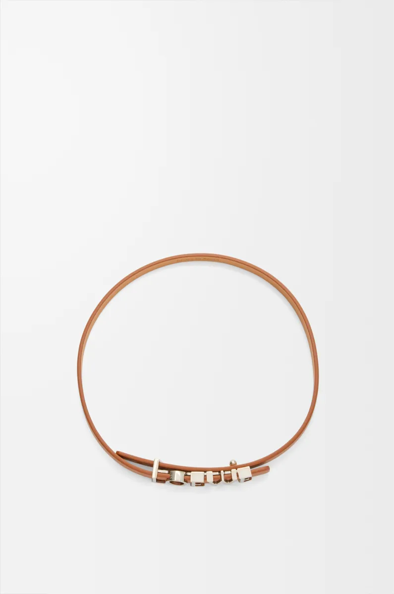 牛皮革双圈 LOEWE 手链