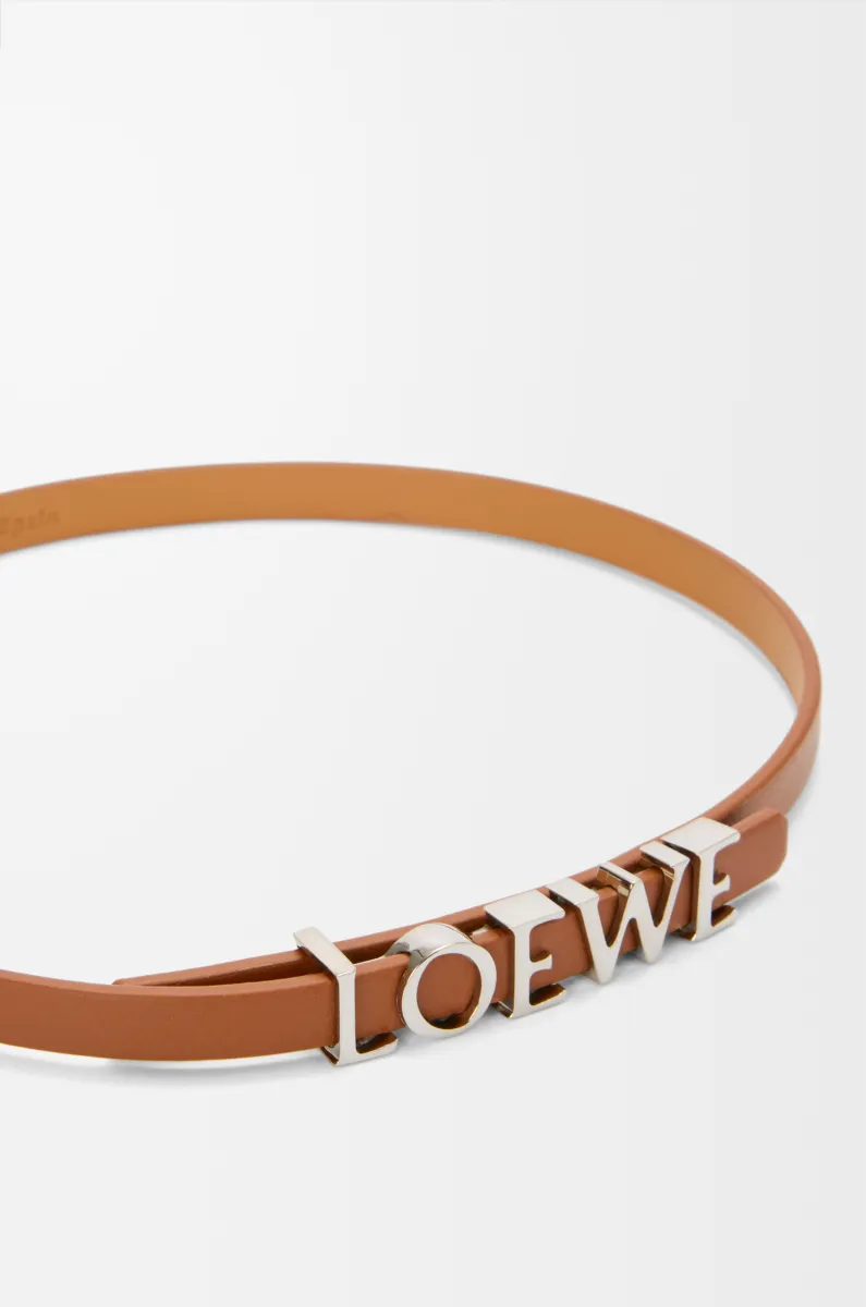 牛皮革双圈 LOEWE 手链