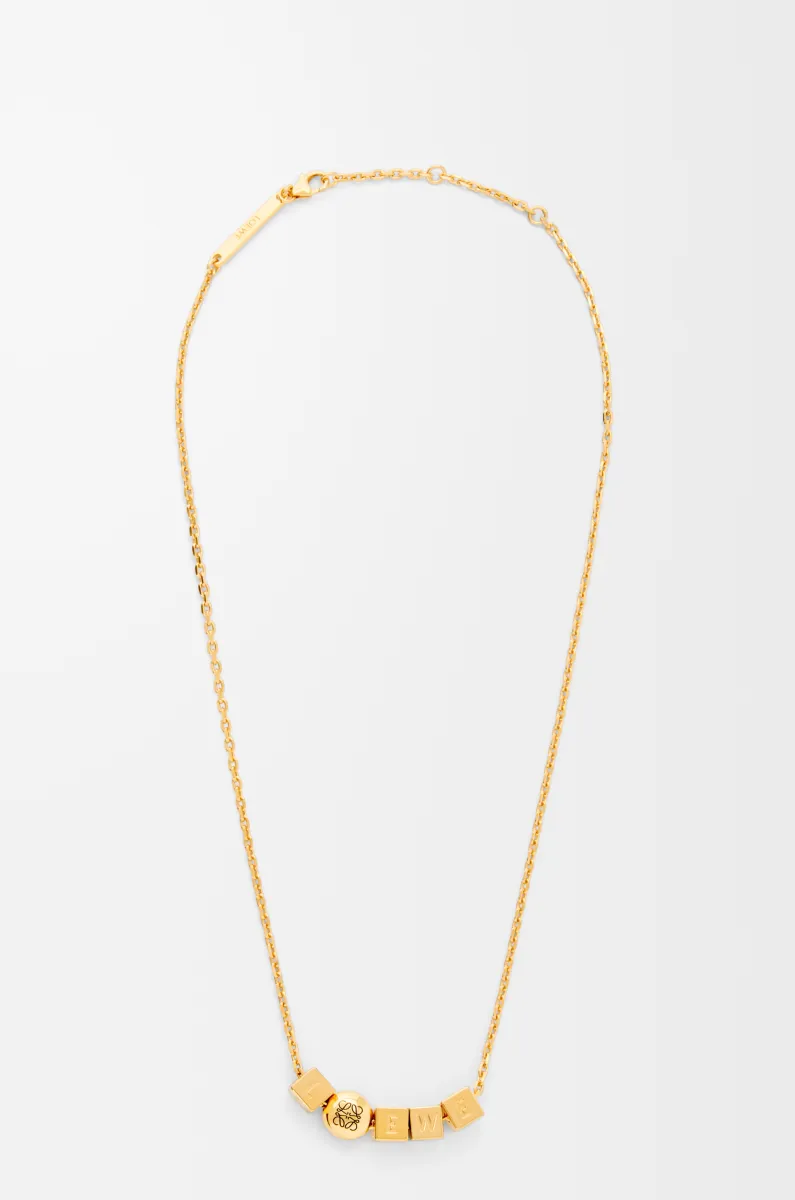 银质 Pebble Cube 项链