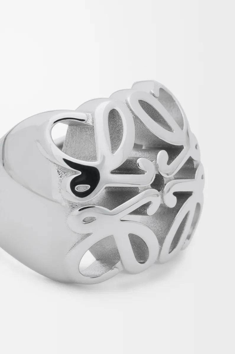 银质 Anagram 印章戒指