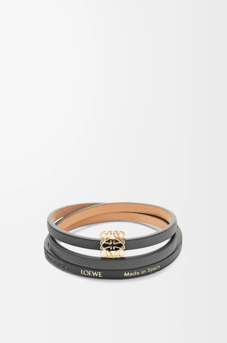 牛皮革扭曲手镯