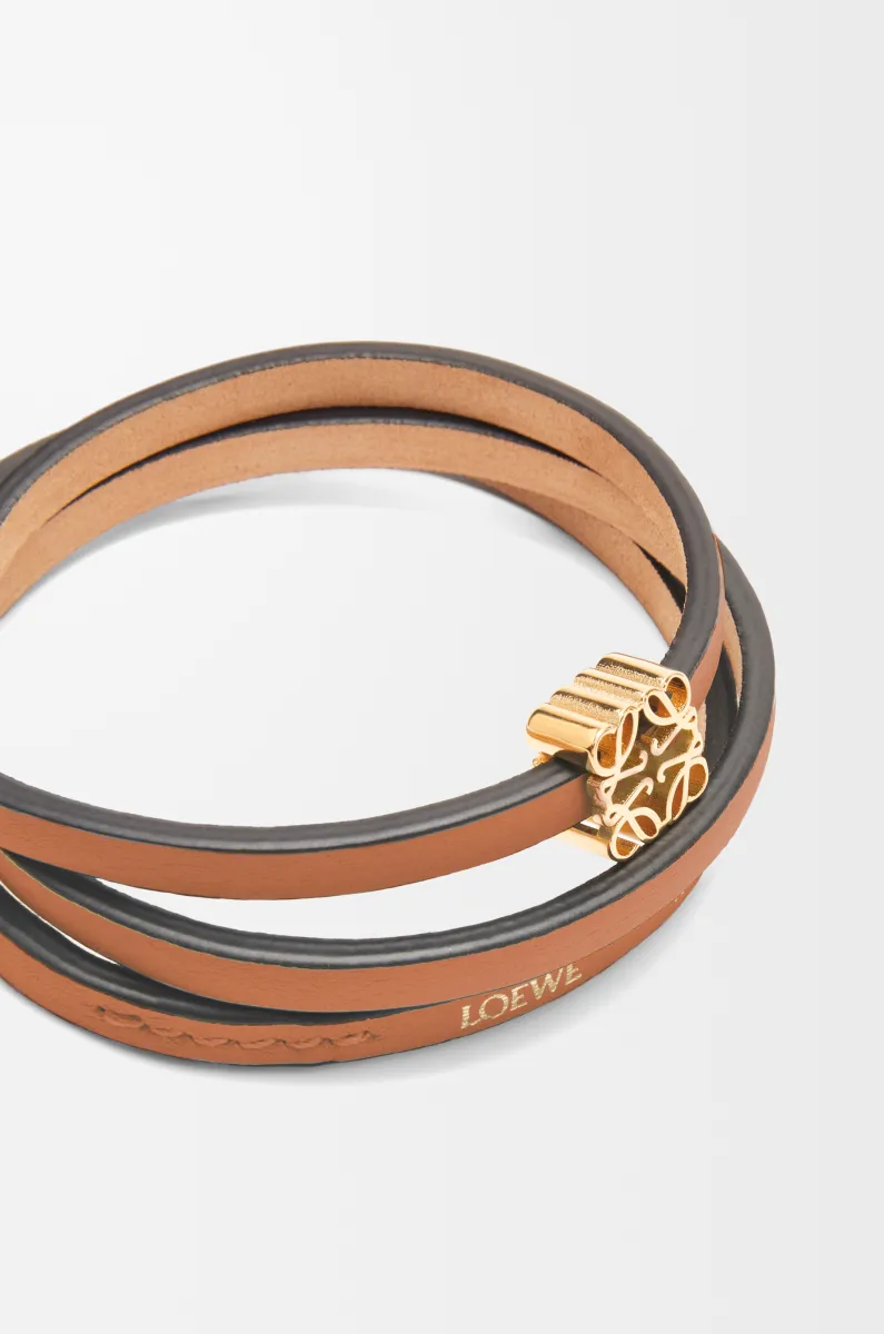 牛皮革扭曲手镯