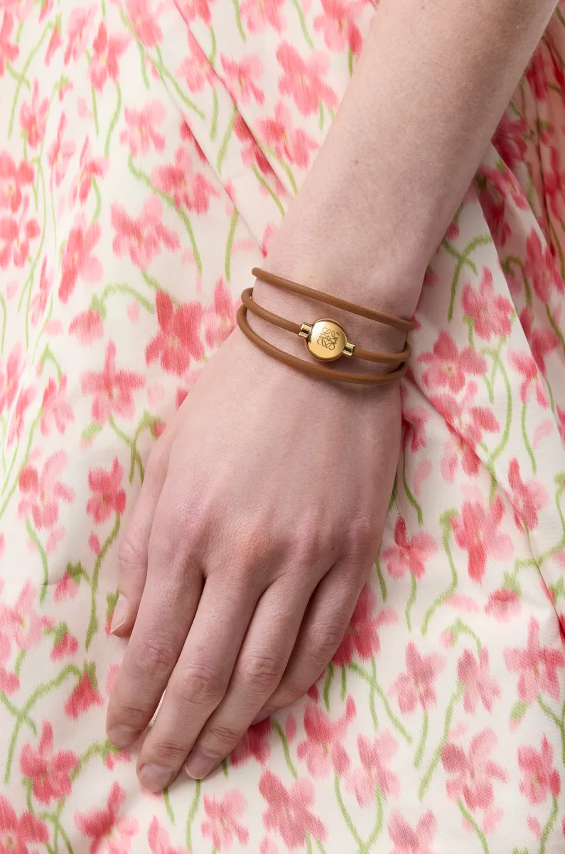 牛皮革 Pebble 手链