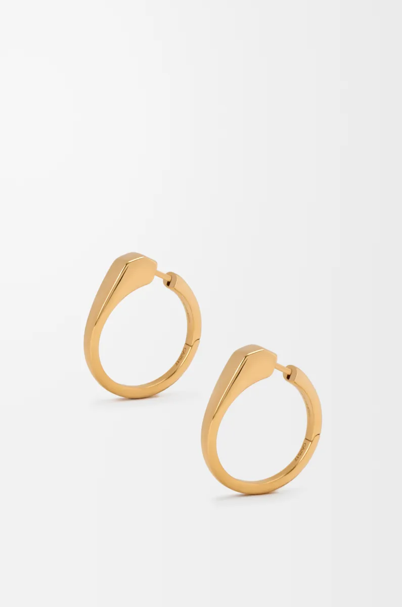 银质 Stirrup 耳环