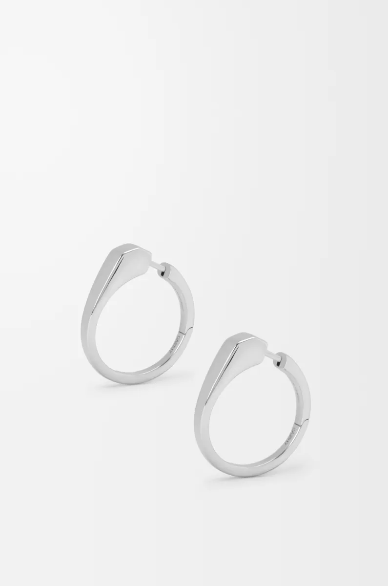 银质 Stirrup 耳环