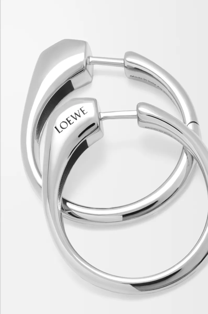 银质 Stirrup 耳环