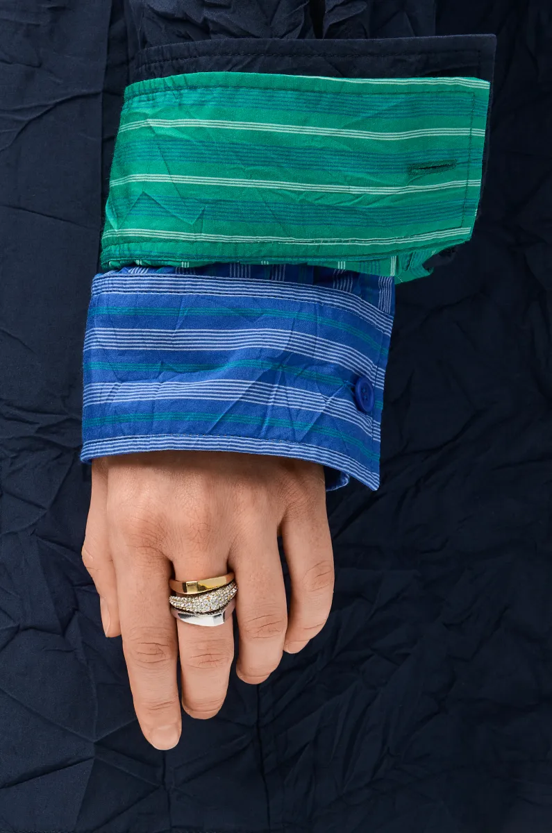 银质 Stirrup 戒指