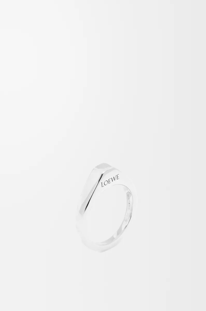 银质 Stirrup 戒指