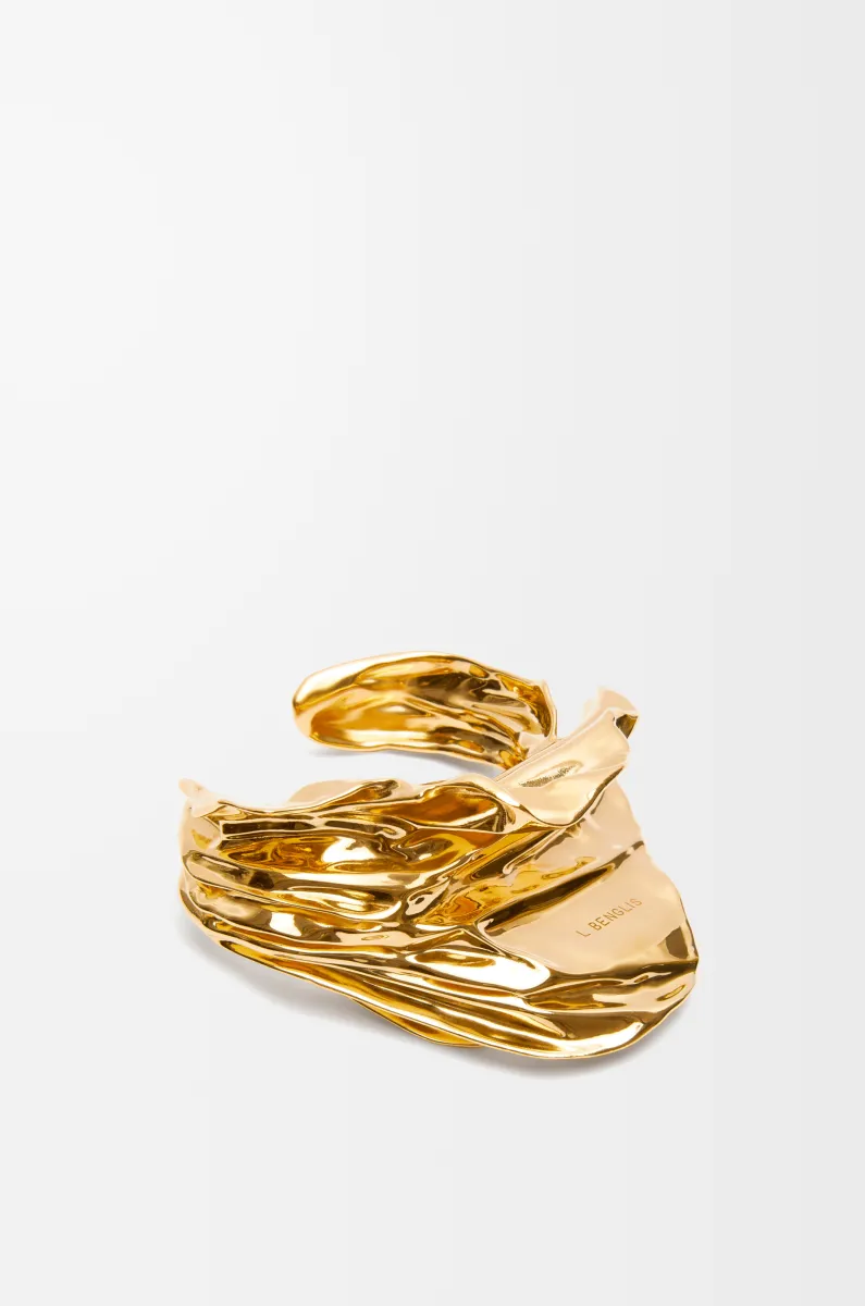 银质 Pleated Fan 手环