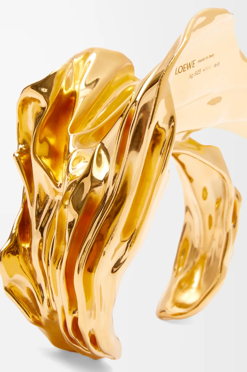 银质 Pleated Fan 手环