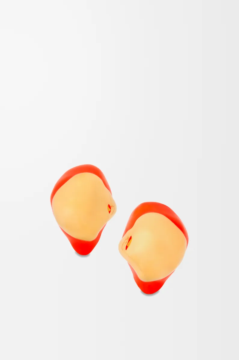 银质珐琅 Foam Drip 耳钉