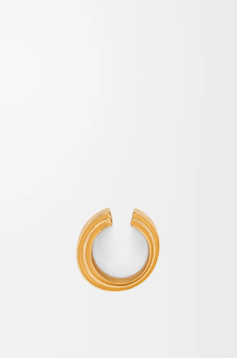 银质 LOEWE 几何戒指