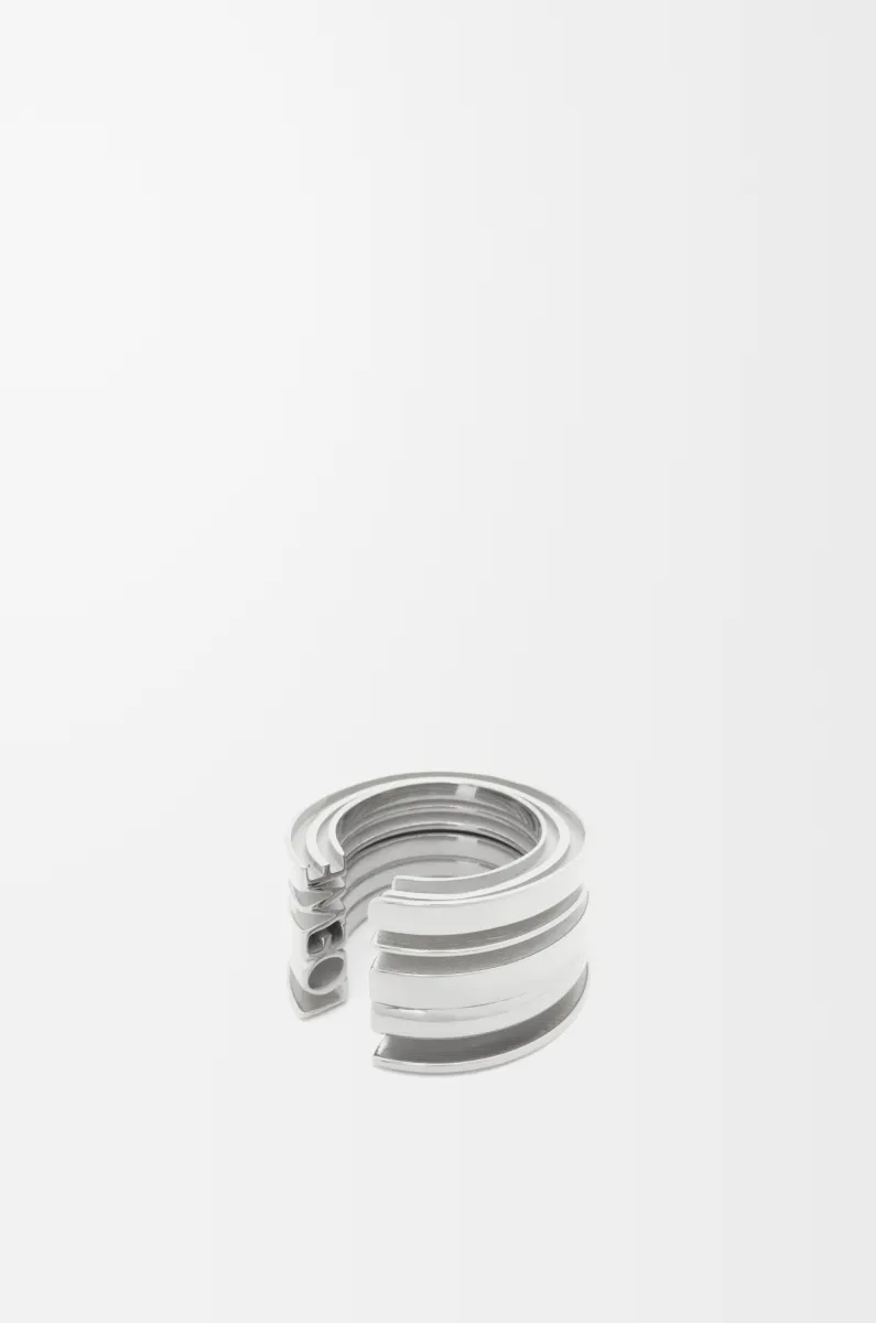 银质 LOEWE 几何戒指