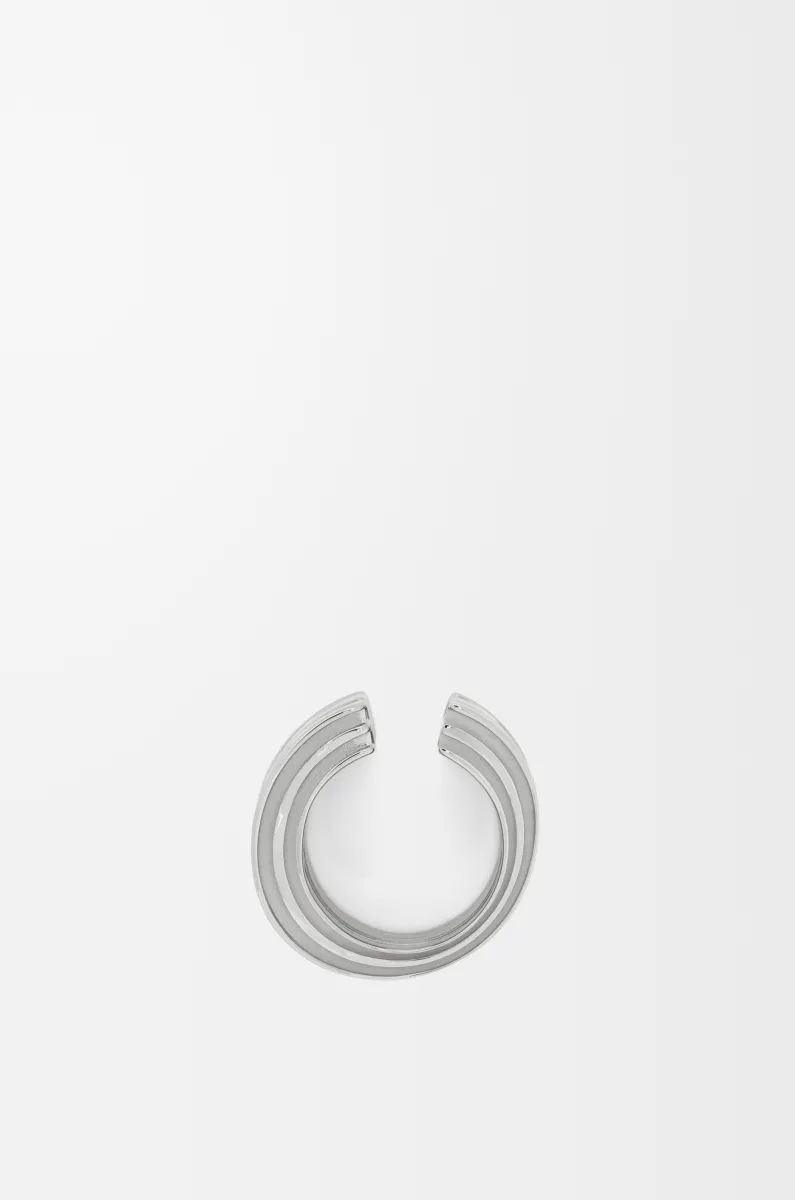 银质 LOEWE 几何戒指