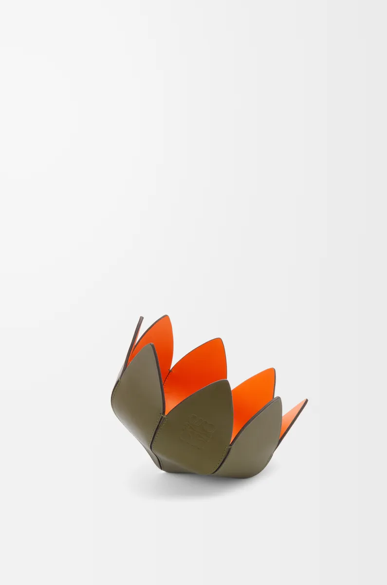 柔软牛皮革仙人掌别针托盘