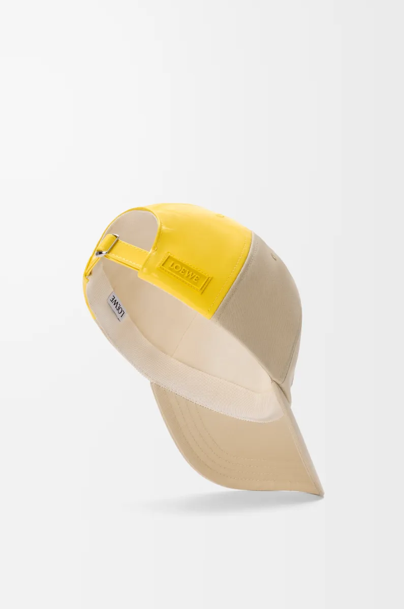 LOEWE 棉质帆布双色棒球帽