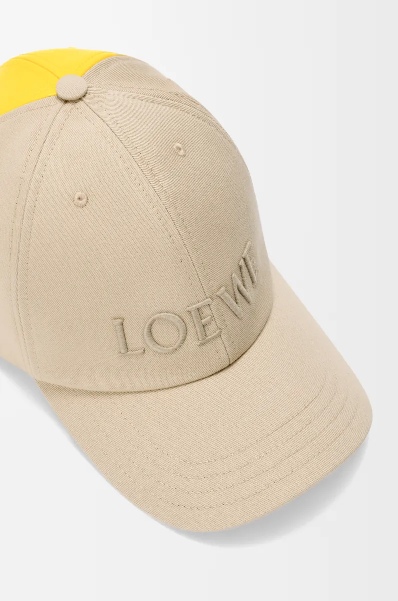LOEWE 棉质帆布双色棒球帽