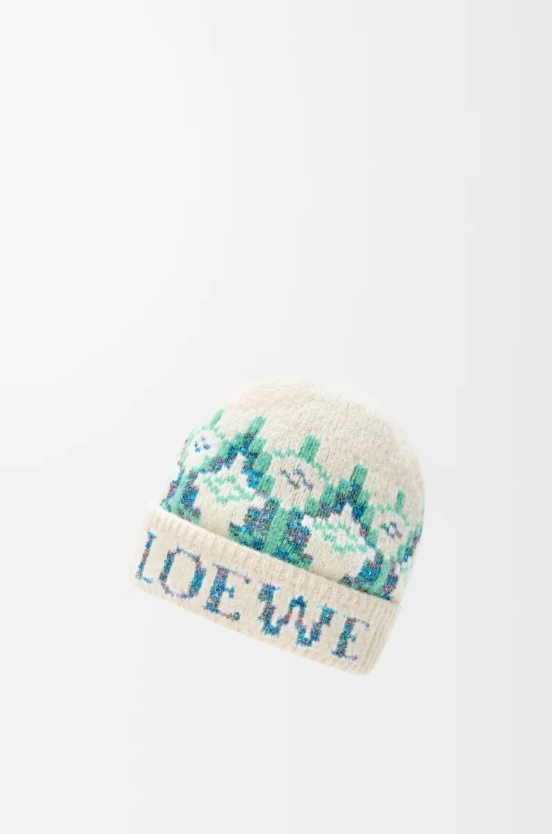 羊毛混纺毛线帽