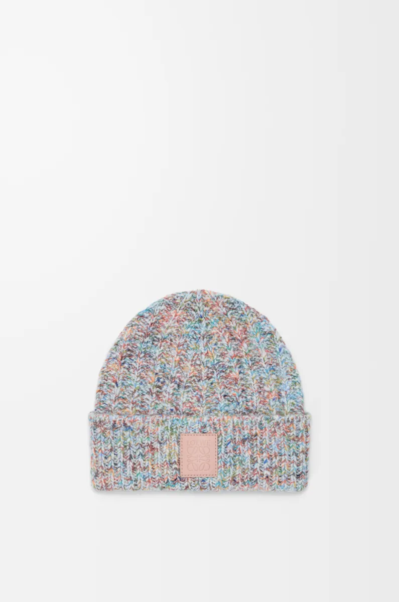 羊毛和羊绒混纺毛线帽