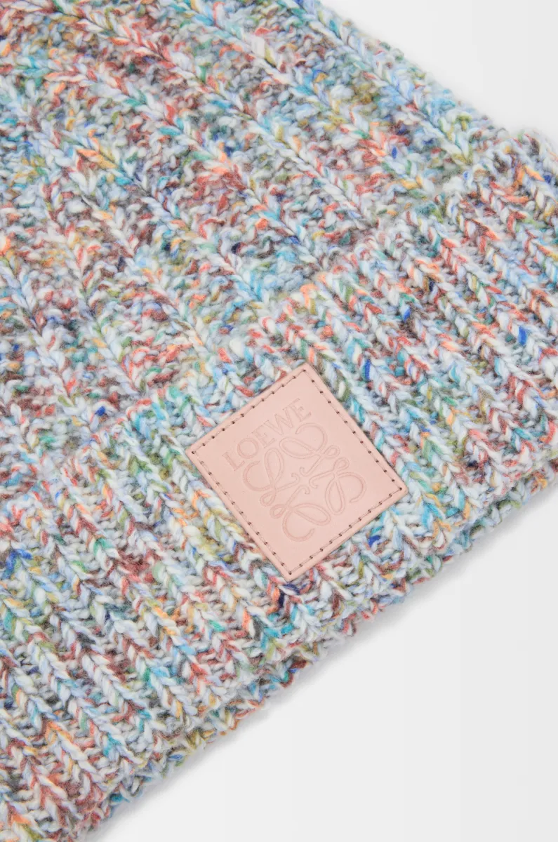 羊毛和羊绒混纺毛线帽