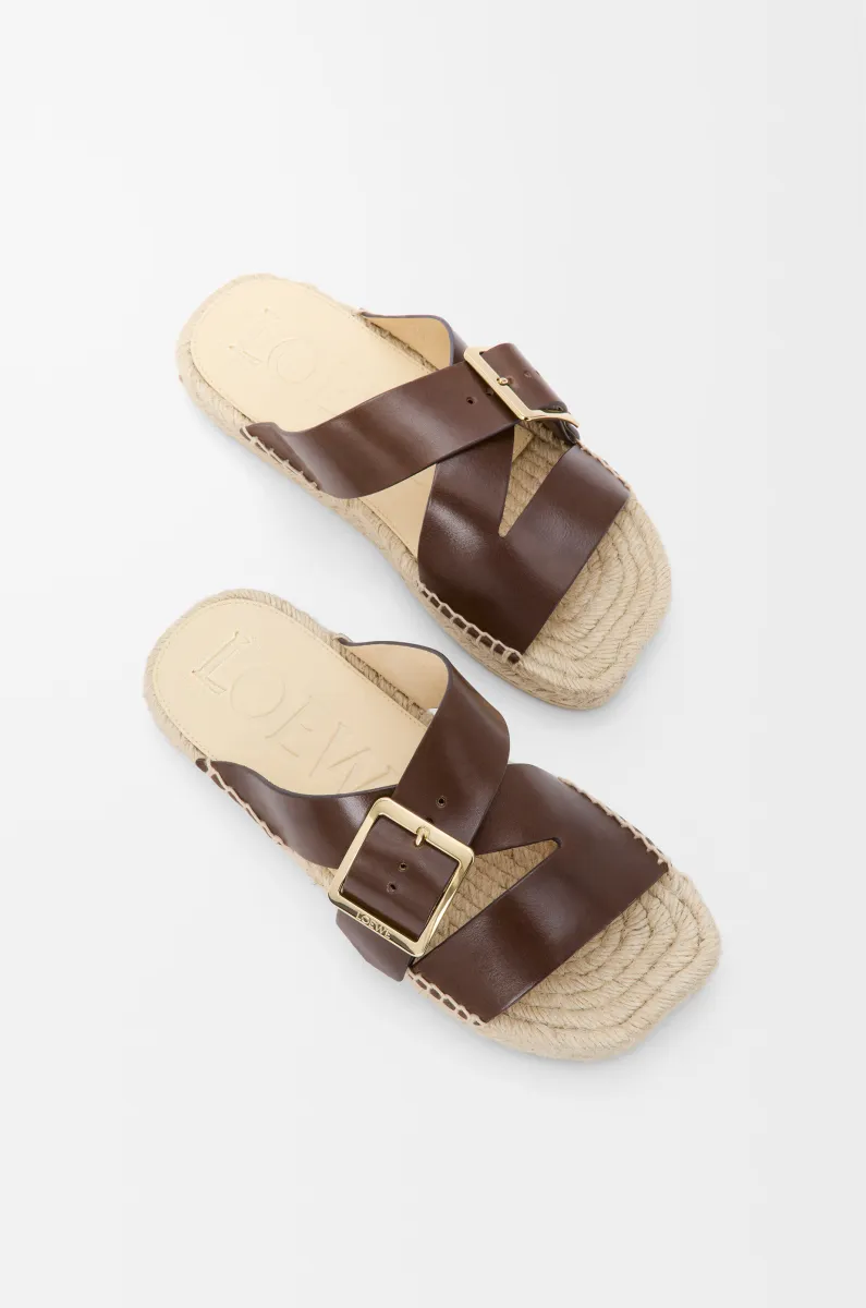 植鞣牛皮革 Petal 凉鞋