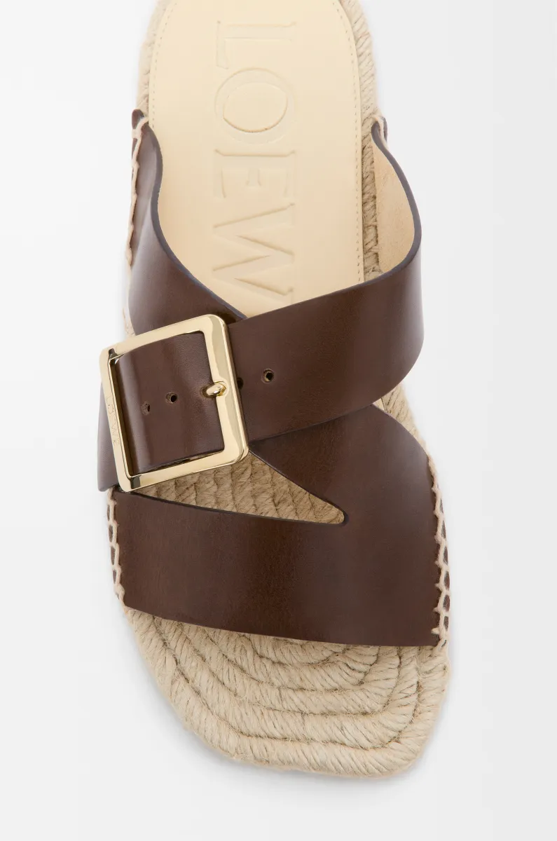 植鞣牛皮革 Petal 凉鞋