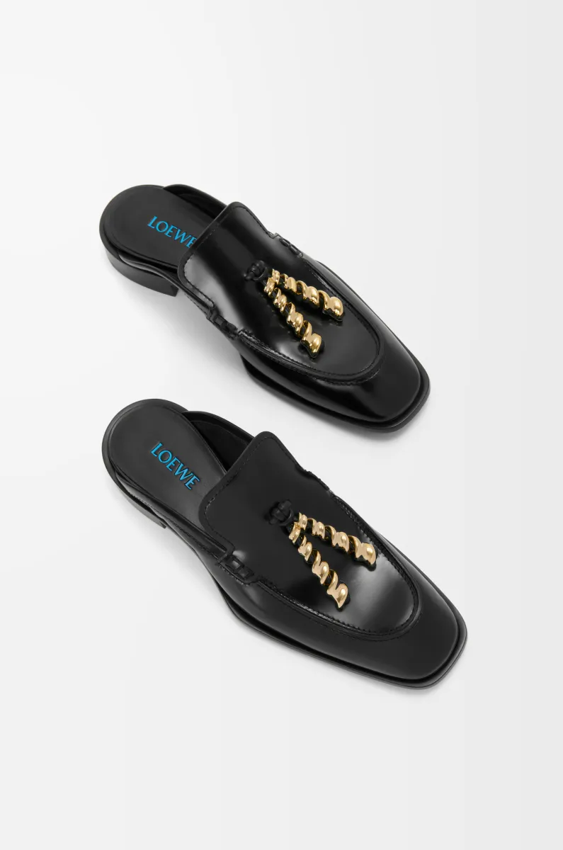 磨砂牛皮革 Edge 乐福穆勒鞋