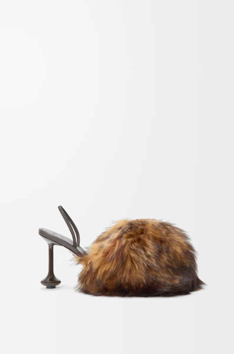 剪羊毛 Toy 后系带高跟鞋