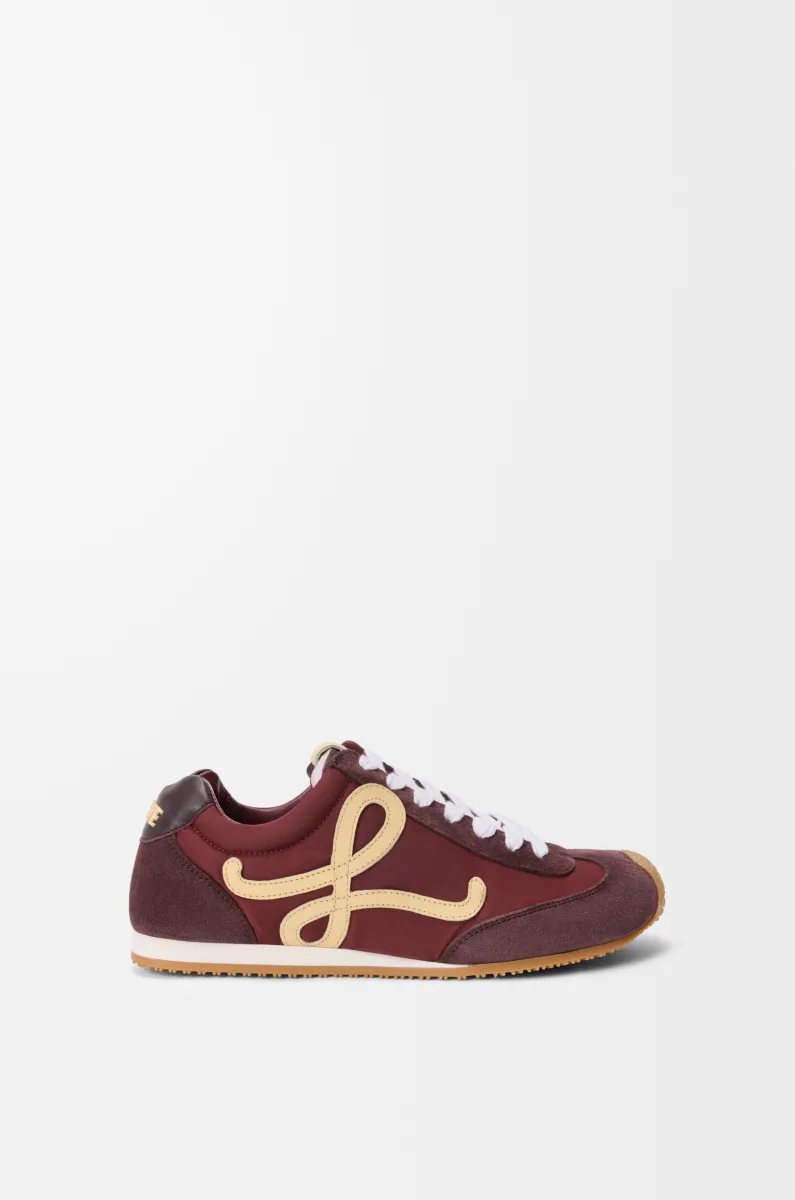 Ballet Runner 2.0 in nylon and calfskin