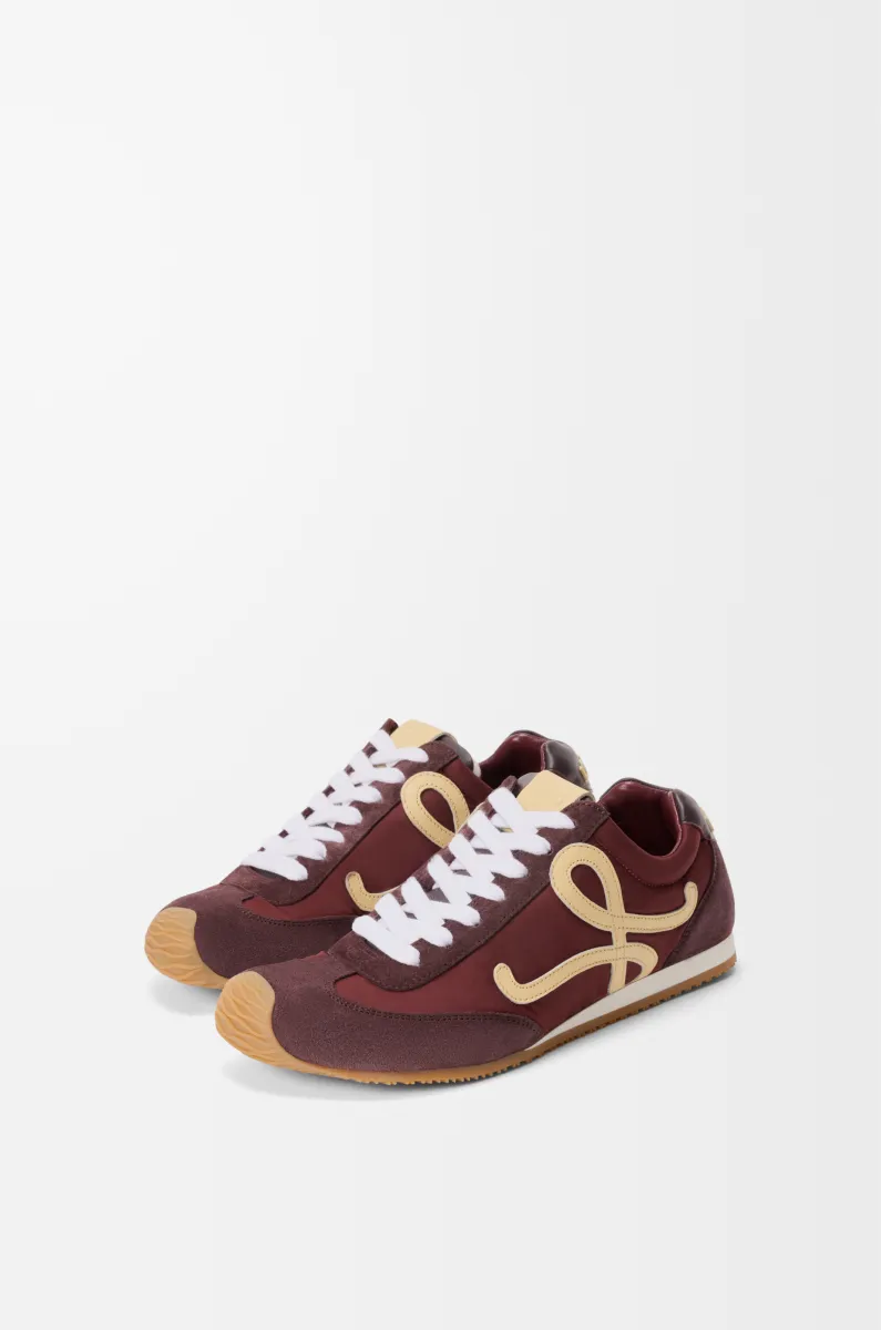 Ballet Runner 2.0 in nylon and calfskin