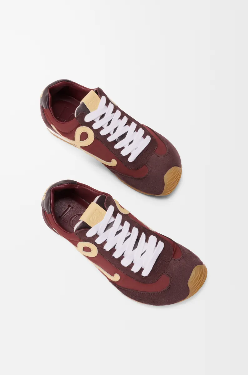Ballet Runner 2.0 in nylon and calfskin