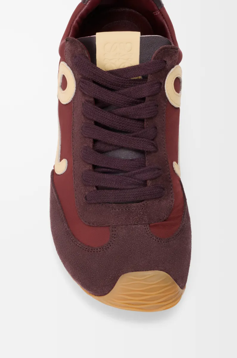 Ballet Runner 2.0 in nylon and calfskin