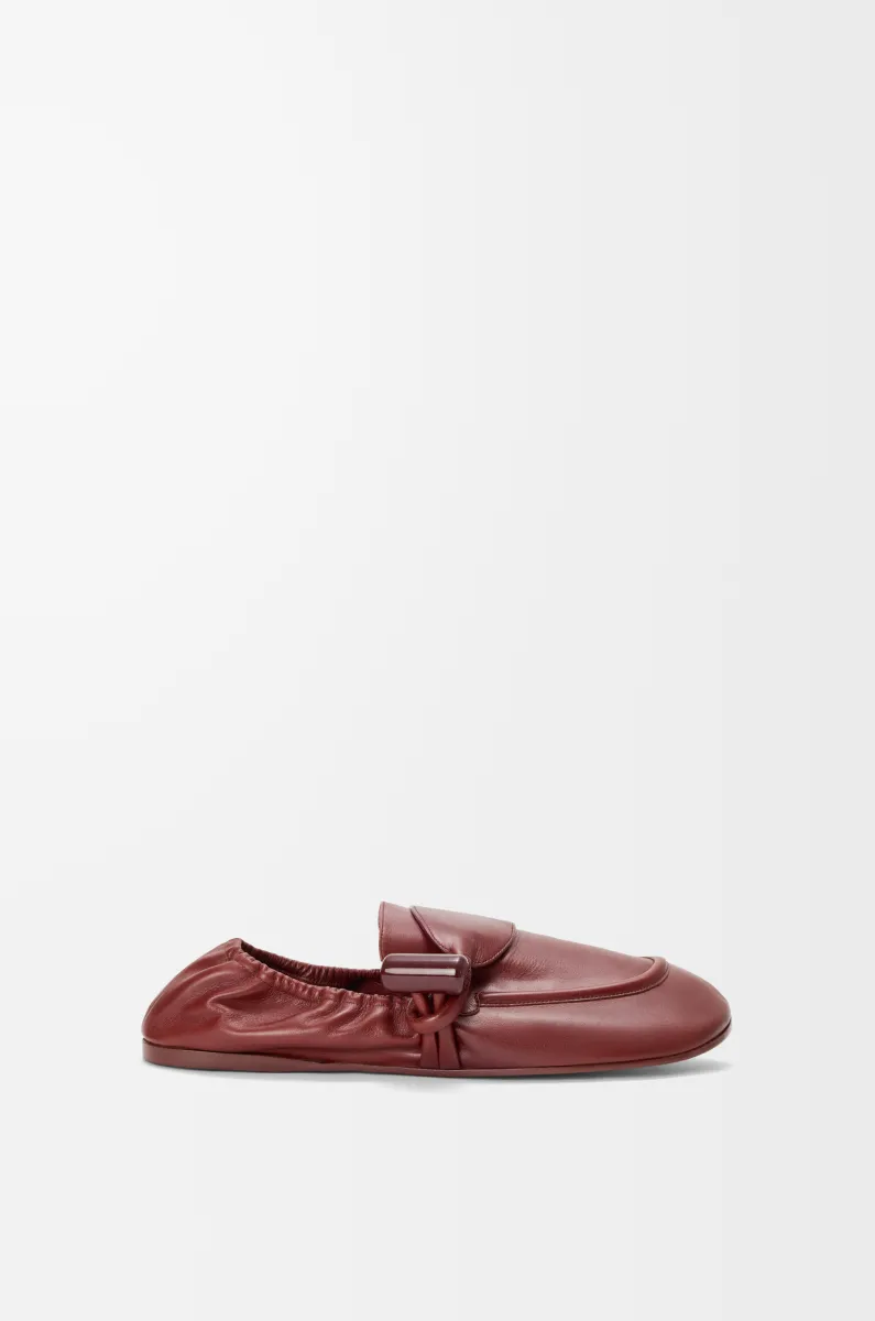 亮面光滑牛皮革 Toggle 乐福鞋