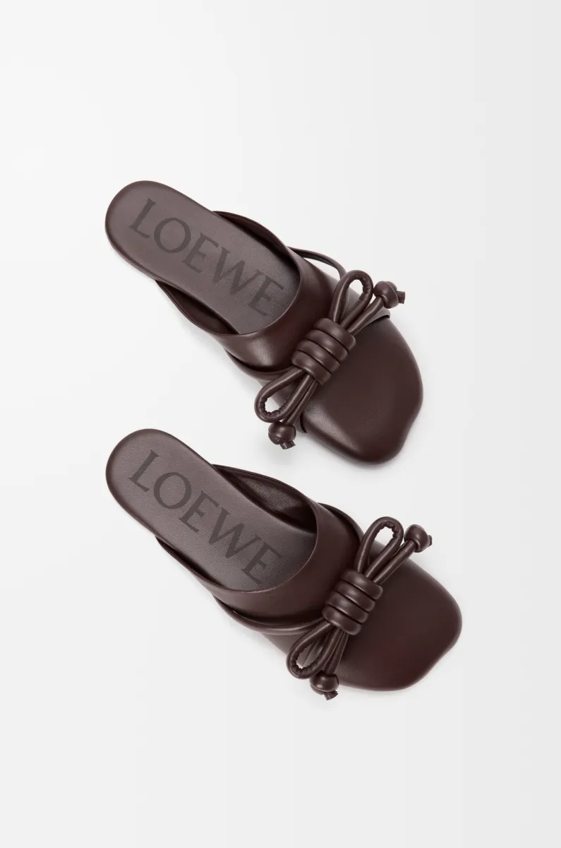 羊皮革 Flamenco Knot 穆勒鞋