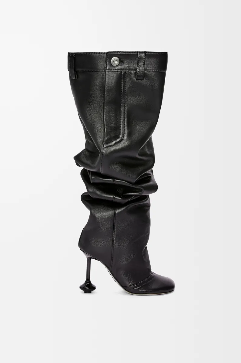 纳帕羊皮革 Toy Panta 过膝靴