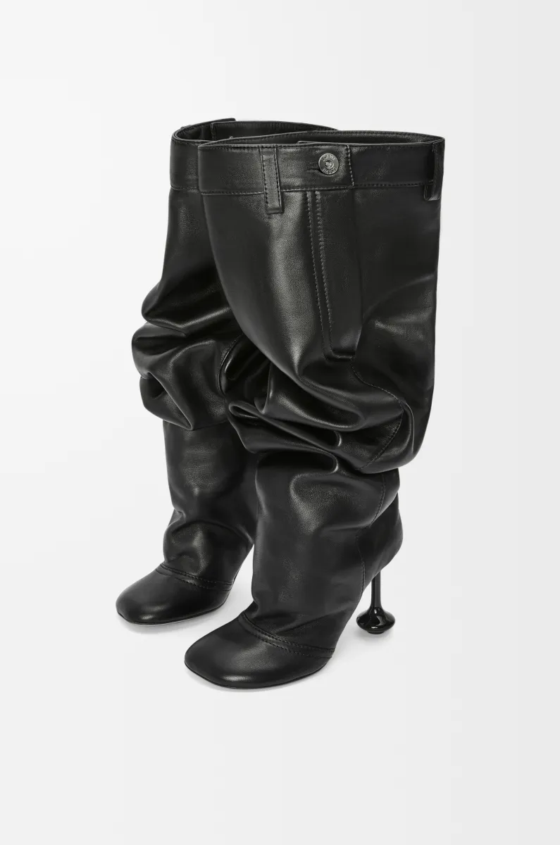 纳帕羊皮革 Toy Panta 过膝靴