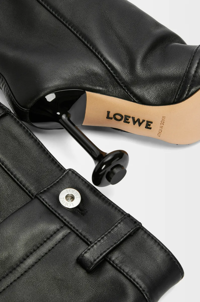 纳帕羊皮革 Toy Panta 过膝靴