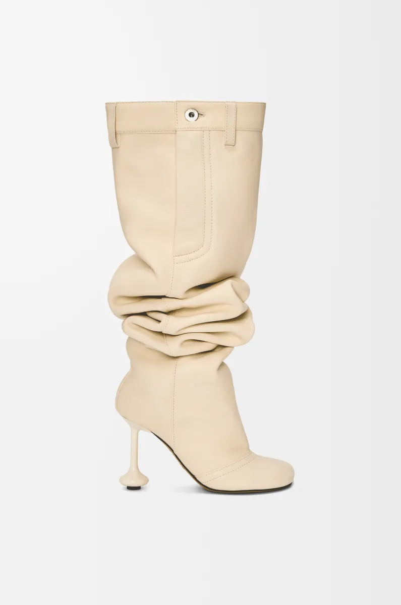 纳帕羊皮革 Toy Panta 过膝靴