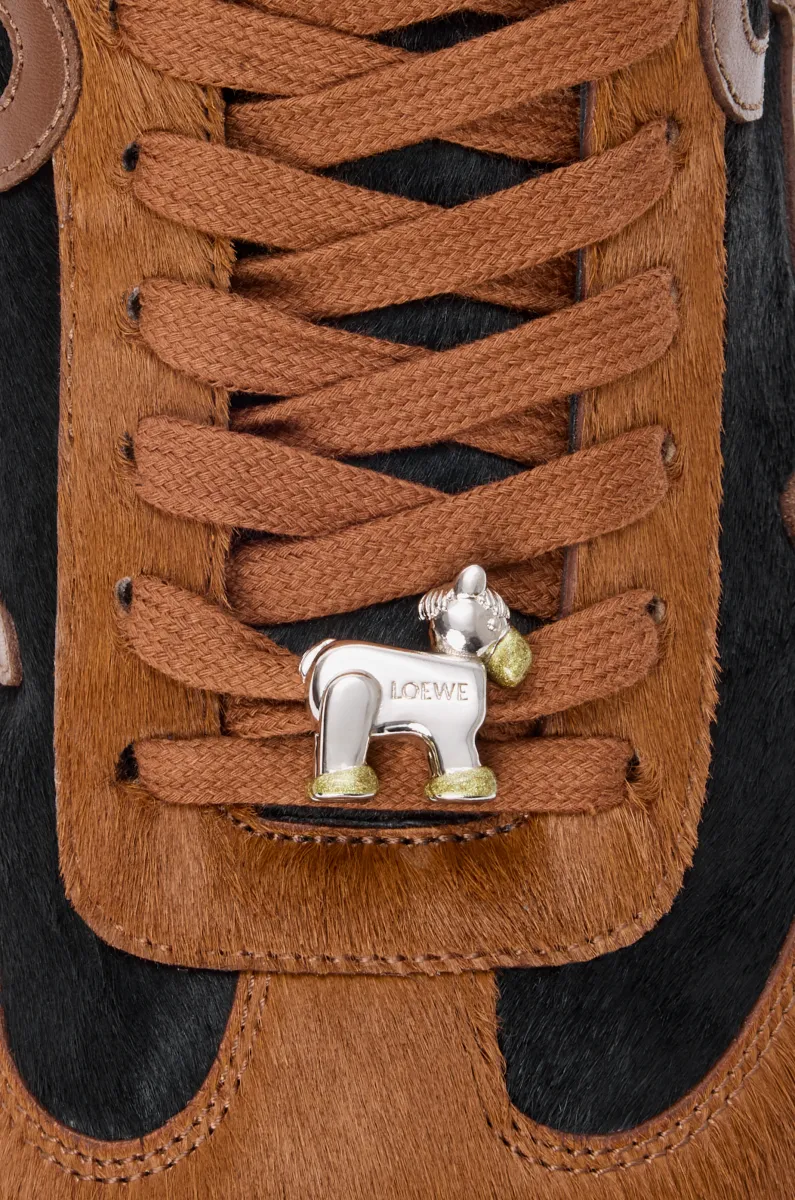 毛茸牛皮革 Ballet Runner 2.0 女士运动鞋