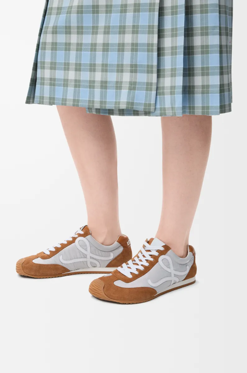 尼龙和牛皮革 Ballet Runner 2.0 女士运动鞋