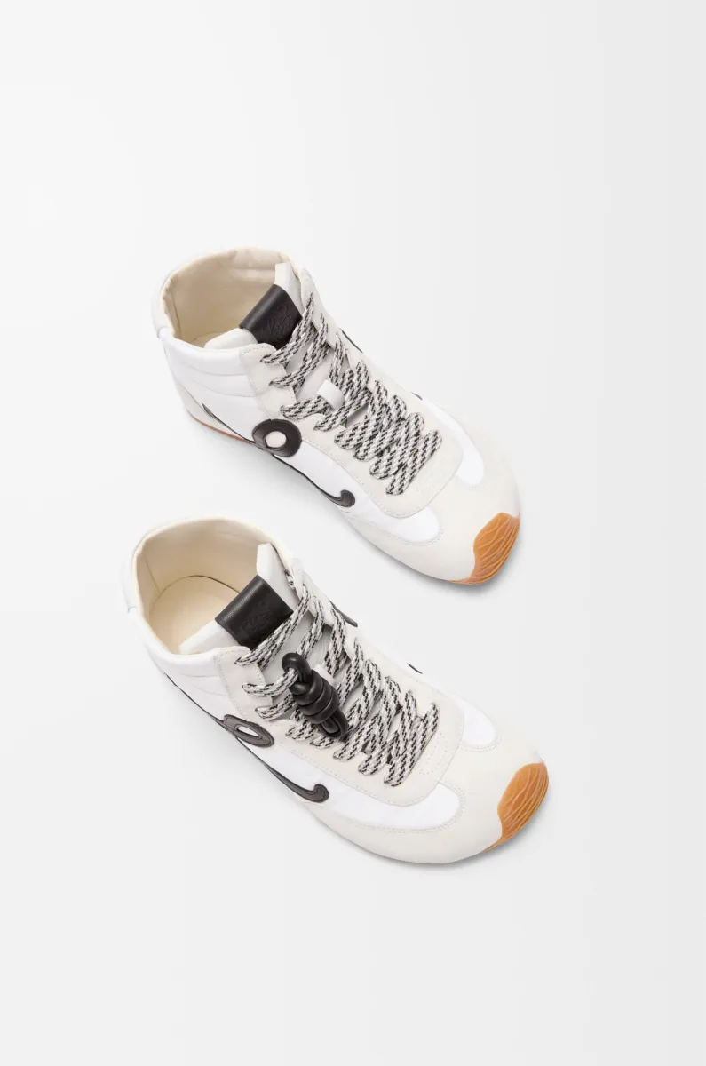 尼龙和牛皮革 Ballet Runner 2.0 高帮女士运动鞋